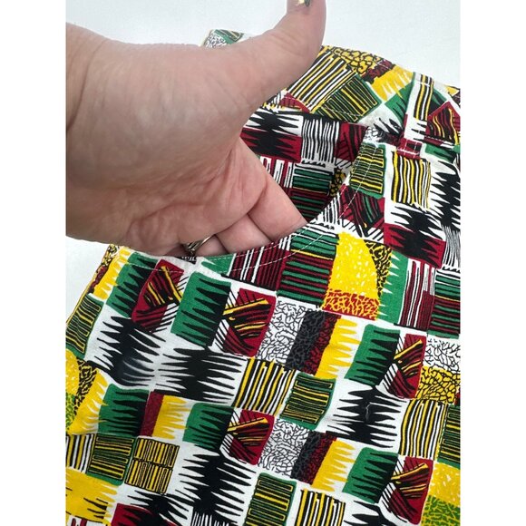 Air Jordan Mens Size M 32 Waist Multicolor Woven Graphic Denim Shorts - Picture 5 of 8